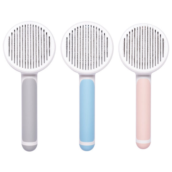 Round Handle Pet Grooming Comb - Image 5